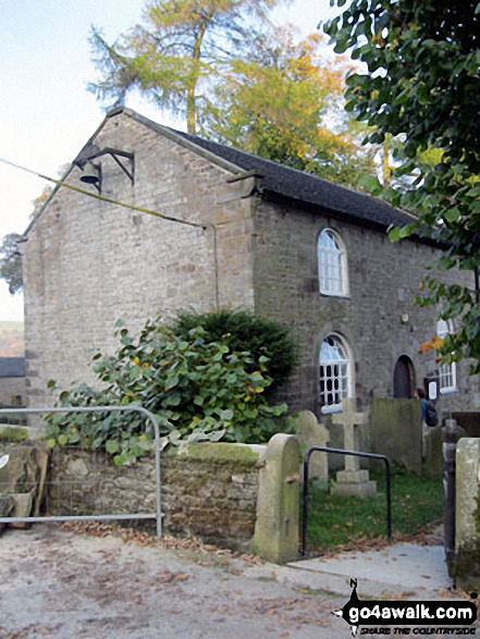 Walk s166 Butterton, Onecote and Upper Elkstone from Warslow - Upper Elkstone Church