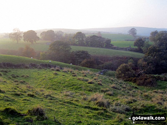 Walk s201 Grindon Moor, Grindon and Weag's Bridge from Butterton - The Staffordshire countryside from Butterton