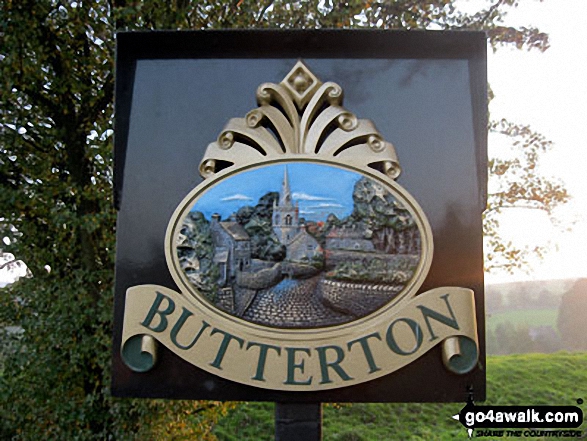 Walk s108 Butterton and Upper Elkstone from Onecote - Butterton Village