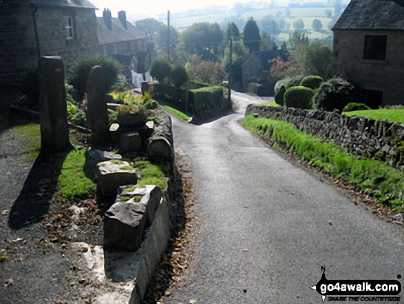 Walk s166 Butterton, Onecote and Upper Elkstone from Warslow - Butterton Village