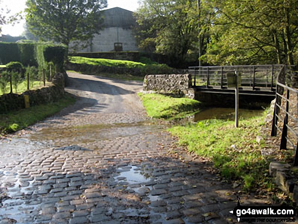 Walk s135 Revidge and Upper Elkstone from Butterton - Hoo Brook ford, Butterton