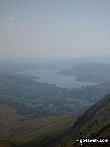 Walk c358 Seat Sandal, Fairfield and Heron Pike from Grasmere - Windermere from Heron Pike