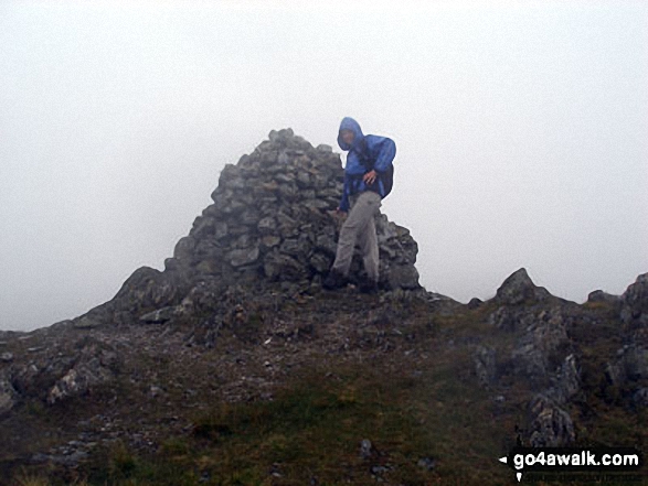 Glasgwm summit just as the mist closed in 