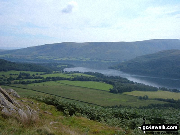 Ullswater from Yew Crag (Gowbarrow Fell) with Arthur's Pike and Bonscale Pike beyond