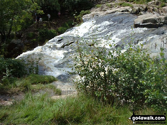 Walk c193 Dowthwaitehead from Aira Force - Aira Force - The Upper Falls