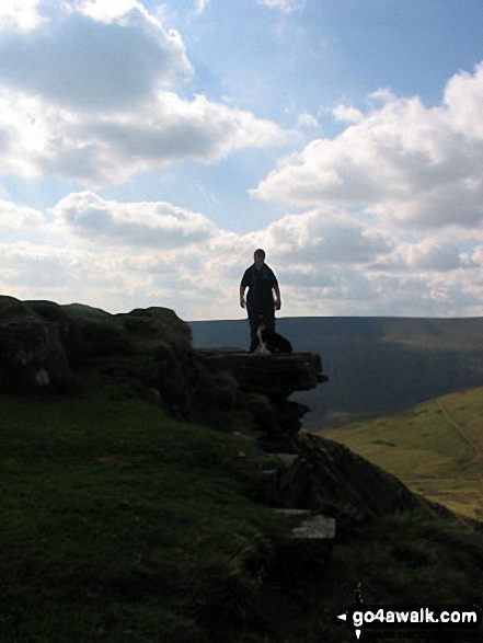 Walk po146 Cribyn and Fan y Big from Pont y Caniedydd - On the summit of Fan y Big