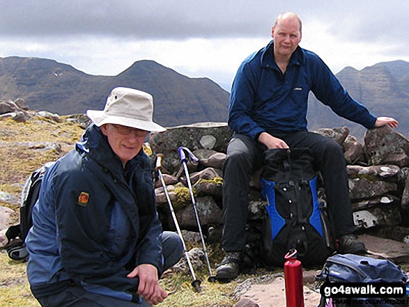 Walk Beinn an Eoin (Flowerdale Forest) walking UK Mountains in The Achnashellach and Torridon Hills  Highland, Scotland