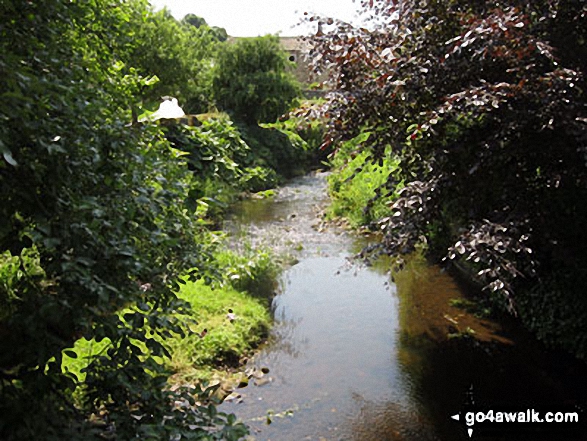 Bar Brook at Baslow Nether End on the way into Chatsworth Park 