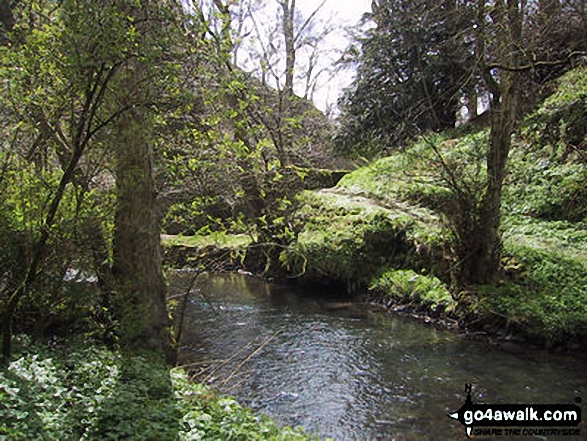 Walk d134 Wolfscote Dale, Biggin Dale, Biggin and The Tissington Trail from Alsop-en-le-Dale Station - Wolfscote Dale