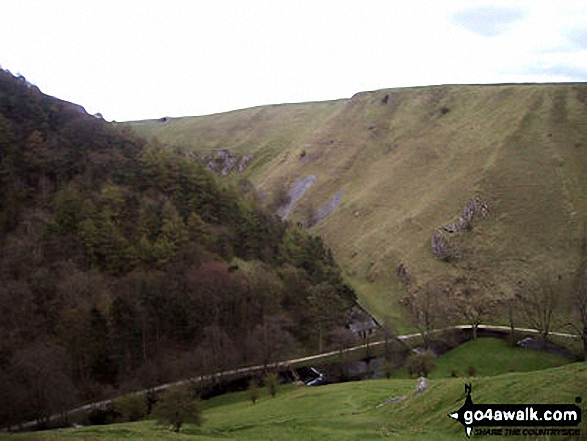 Walk d153 Mill Dale, Wolfscote Dale, Biggin Dale, Biggin and The Tissington Trail from Tissington Station - Wolfscote Dale at Coldeaton Bridge