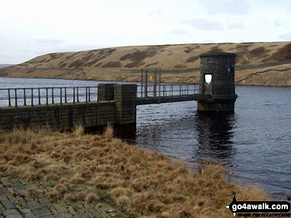 Walk sy106 Snailsden from Winscar Reservoir, Dunford Bridge - Snailsden Reservoir