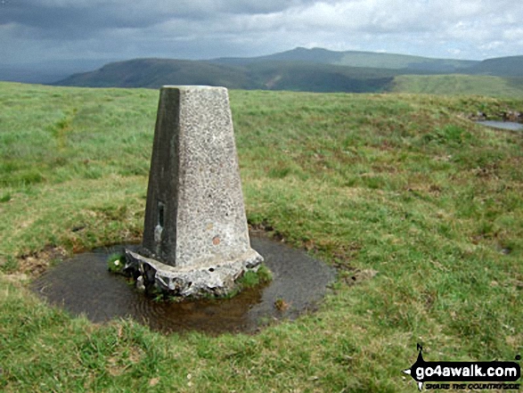 Heol Senni (Fan Bwlch Chwyth) summit trig point 