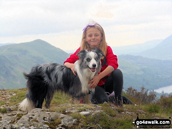 Walk King's How walking UK Mountains in The Central Fells The Lake District National Park Cumbria, England