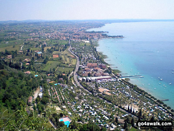 Bardolino from Rocca Vecchia, Lago di Garda (Lake Garda) 