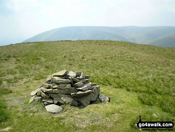 Walk c336 Calders, The Calf and Yarlside via Cautley Spout from The Cross Keys - Yarlside summit