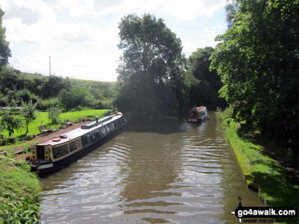 Walk ch181 The Trent and Mersey Canal from Little Leigh - The Trent and Mersey Canal