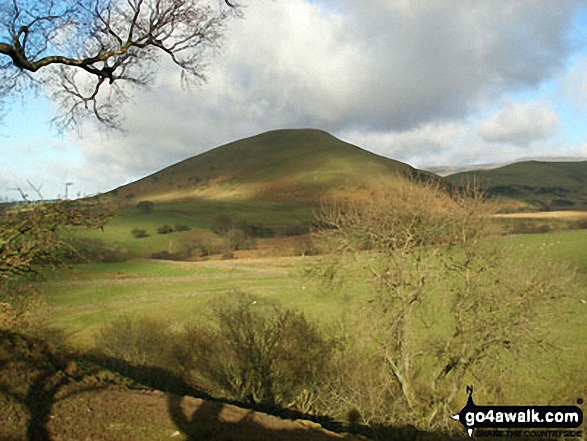 Walk c419 Brownber Hill, Backstone Edge and High Cup Nick from Dufton - Knock Pike from The Pennine Way near Dufton