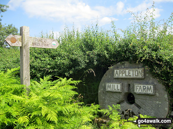 Walk ny139 Lastingham from Hutton-le-Hole - The Tabular Hills Walk at Appleton Mill Farm