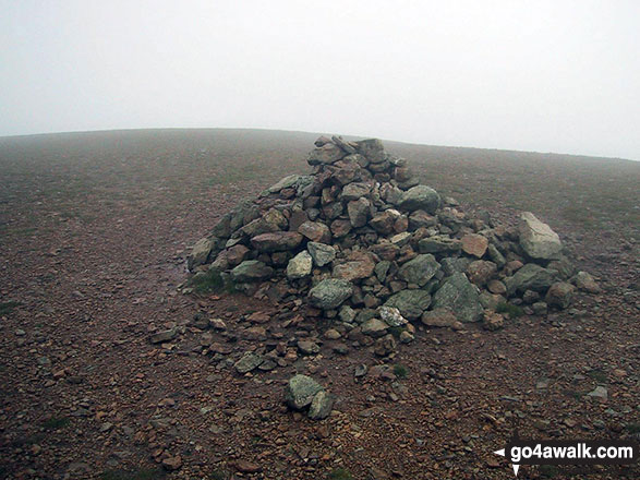 Walk c433 The St John's in the Vale Skyline from Legburthwaite - Great Dodd summit cairn