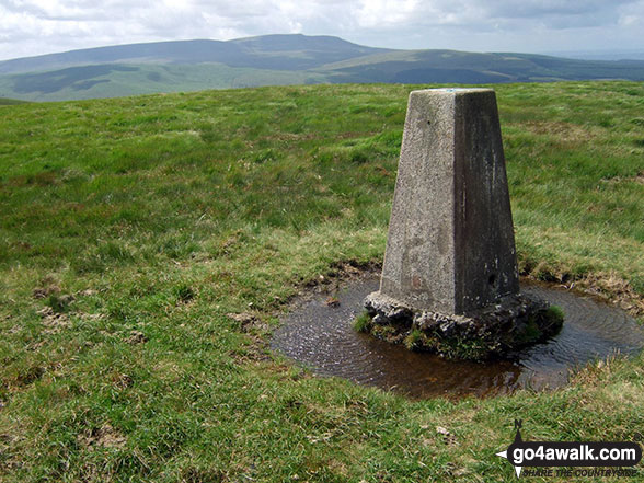 The Trig Point on the summit of Heol Senni (Fan Bwlch Chwyth) 