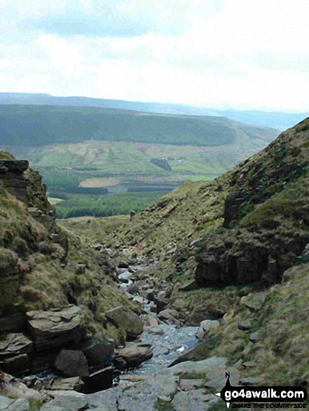 Walk d200 Millstone Rocks, Lad's Leap and Bramah Edge from Crowden - Lad's Leap