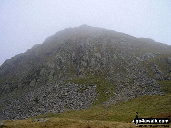 Walk c395 Glaramara, Allen Crags and Langstrath from Stonethwaite - Combe Door Top