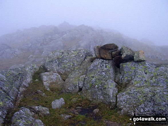 Walk Looking Steads (Glaramara) walking UK Mountains in The Southern Fells The Lake District National Park Cumbria, England