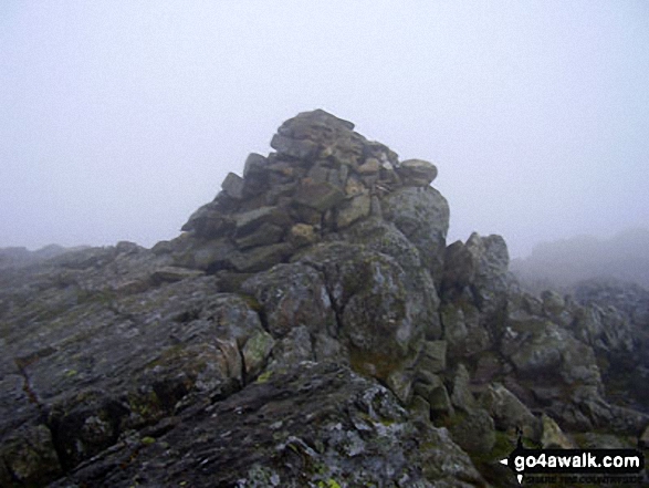 Walk c301 Glaramara and Allen Crags from Seatoller (Borrowdale) - Allen Crags summit cairn