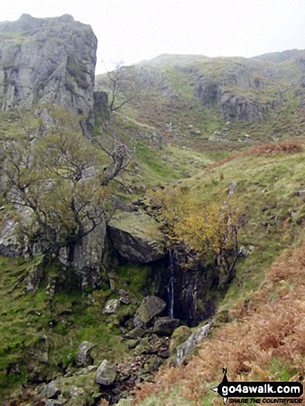 Big Stanger Gill above Hanging Haystack Crag 