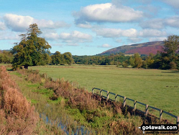 Stunning countryside in the Vale Of Clwyd looking at the Clwydian Range from near Denbigh 