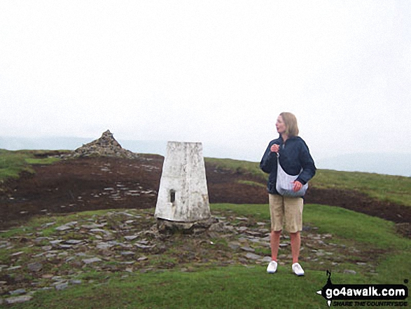 On Buckden Pike summit 