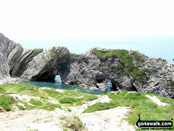 Sea Arches at Stair Hole to West of Lulworth Cove, The South West Coast Path 