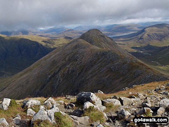 Stob Coire Raineach (Buachaille Etive Beag) from the summit of Buachaille Etive Beag (Stob Dubh) 