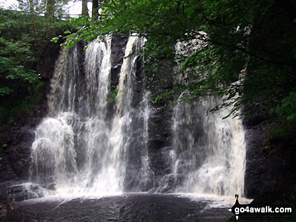 Walk at114 Glenariff Forest Park - Ess-na-Crub Waterfall, Glenariff Forest Park