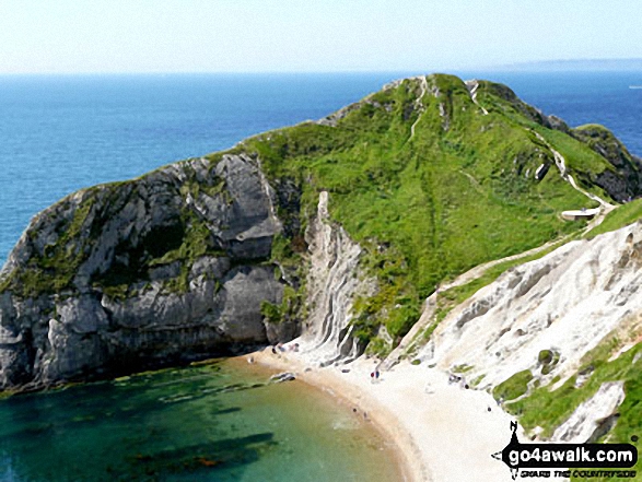 Walk do126 Ringstead Bay, Durdle Door and The Jurassic Coast from Lulworth Cove - The 'other side' of Durdle Door from St Oswald's Bay, The South West Coast Path