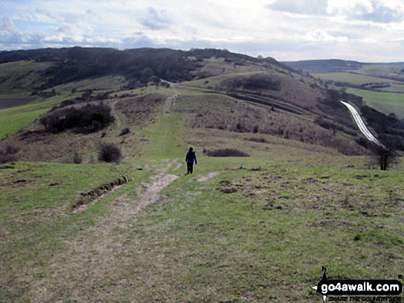 Walk bu141 Beacon Hill from Dagnall - The Ridgeway and The Ivinghoe Hills from Ivinghoe Beacon