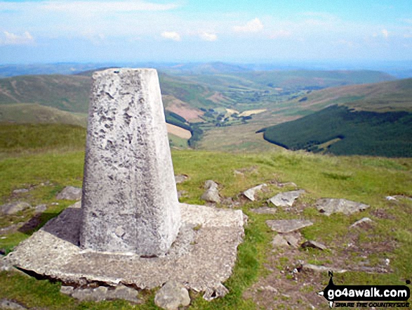 Cadair Berwyn (North Top) summit trig point 