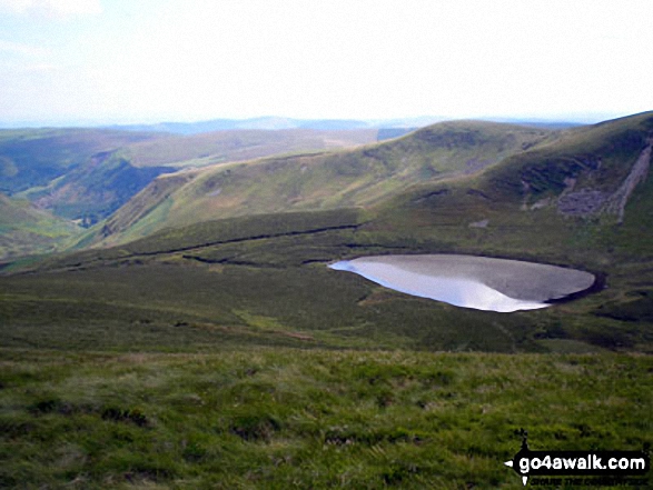 Llyn Lluncaws from Moel yr Ewig 