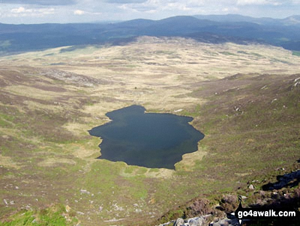 Llyn y Bi from the summit of Rhinog Fach