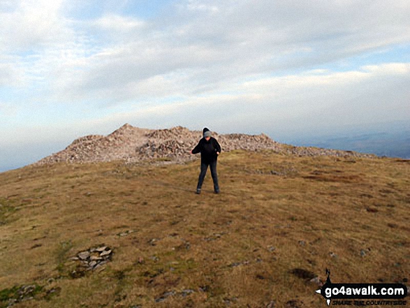 On a very windy Turnhouse Hill, The Pentland Hills 