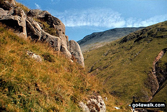 Walk h137 Ben Nevis and Carn Mor Dearg from Achintee, Fort William - Climbing Ben Nevis