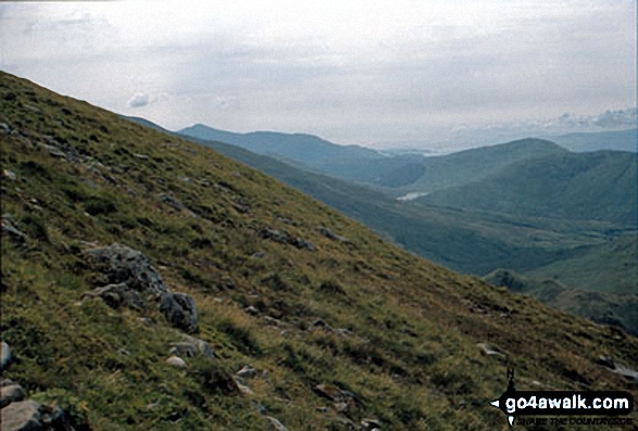 Walk h154 Ben Nevis and Carn Mor Dearg from The Nevis Range Mountain Gondola - Views from Ben Nevis