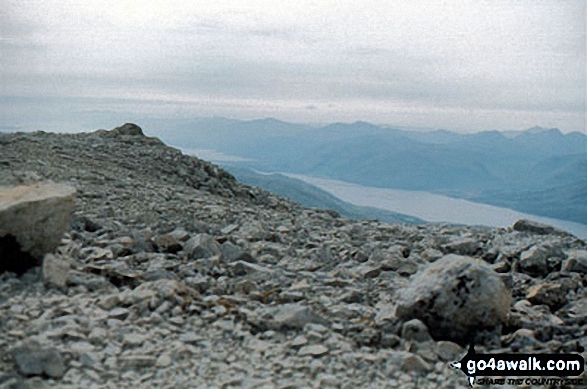 The summit of Ben Nevis,  the highest point in The Southern UplandsScotland Photo: John Reed