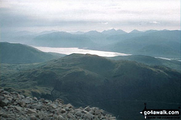 Walk h100 Ben Nevis via The Tourist Path from Achintee, Fort William - From Ben Nevis Summit