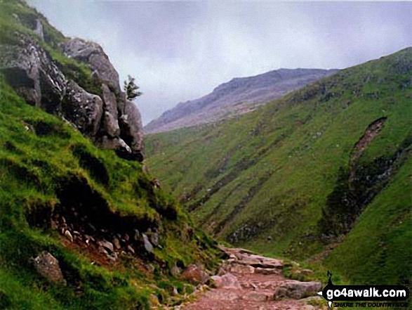 Walk h154 Ben Nevis and Carn Mor Dearg from The Nevis Range Mountain Gondola - Views from the Ben Nevis Tourist Path