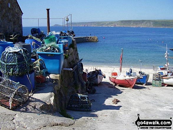 Fishing Boats in Sennen Cove,<br>The South West Coast Path 