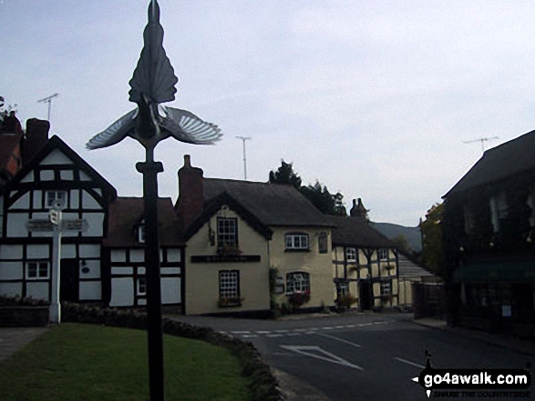 Walk hf142 Weobley from Dilwyn - Weobley Village