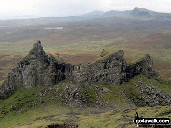 The Prison taken from the base of the Needle at the Quiraing on Trotternish 