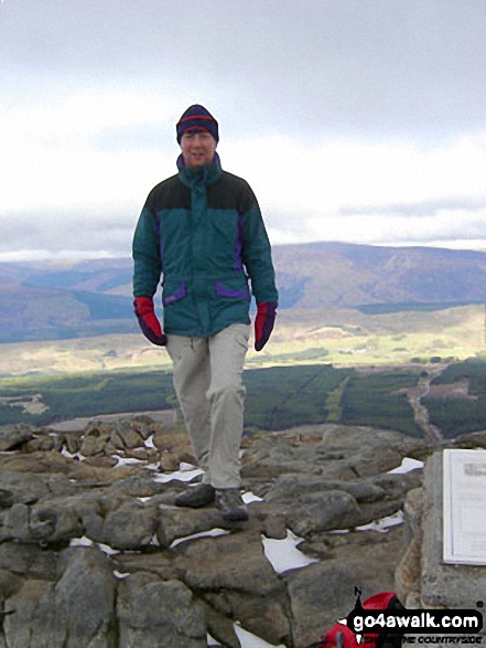 John Turner on Carnethy Hill in The Pentland Hills Midlothian Scotland