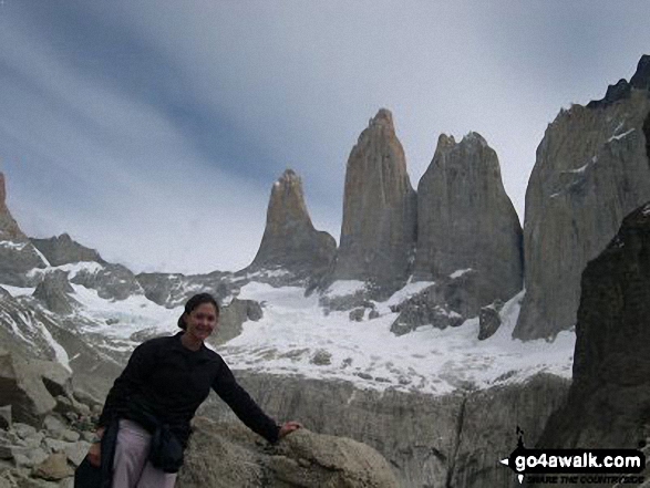 Me on Torres Del Paine in Torres Del Paine National Park  Chile